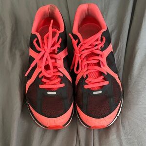 Nike Women's Charcoal and Neon Athletic Shoes